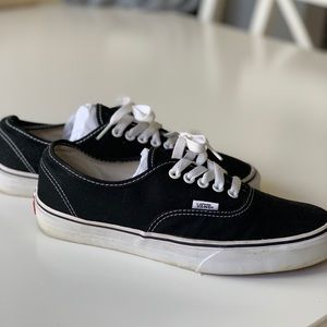 Black Authentic Vans